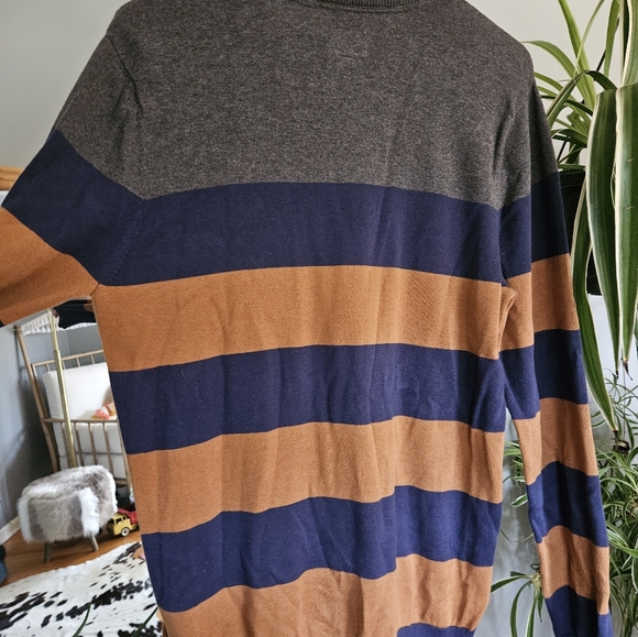 Vans Mens Crewneck Sweater Stripe - Picture 1 of 7